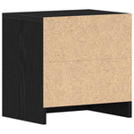 Nattbord 2 Stk Svart Eik 40X30X40 Cm Sponplate