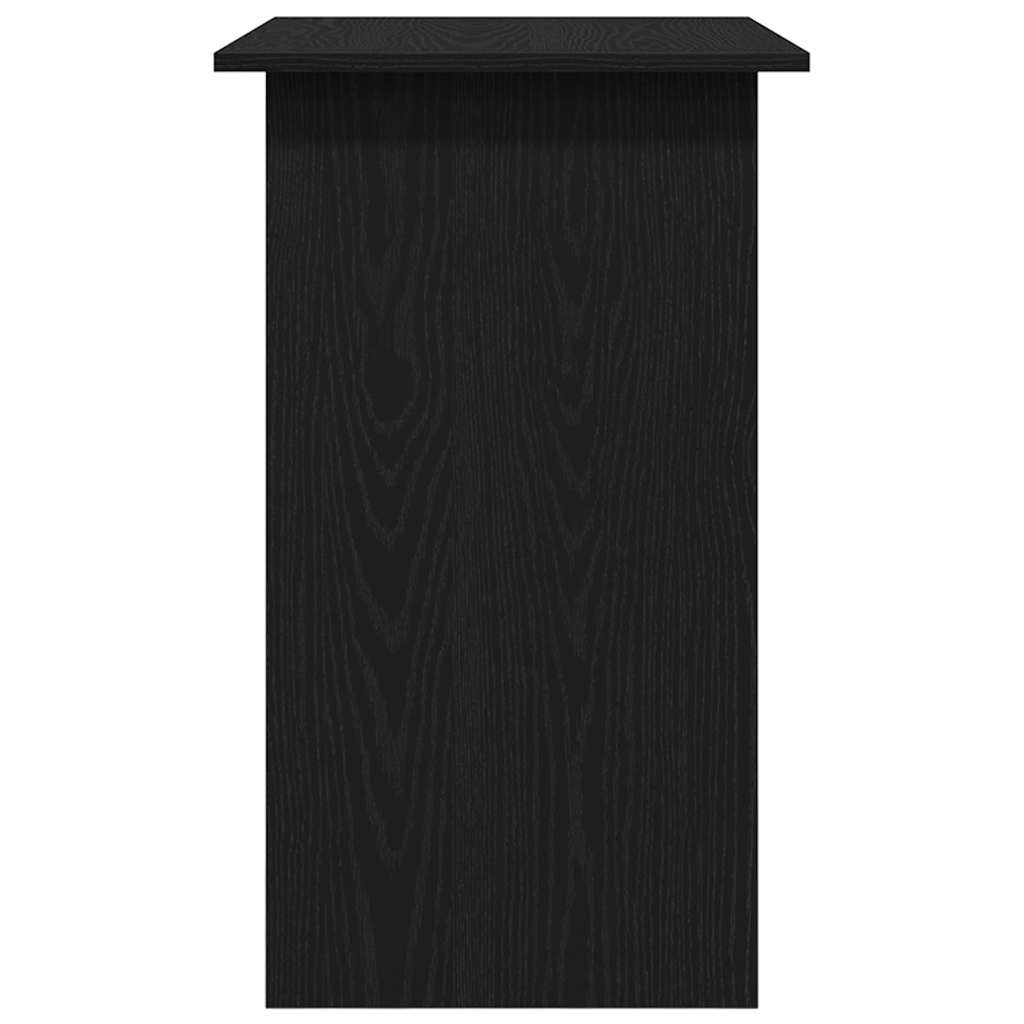 Skrivebord Svart Eik 80X45X74 Cm Konstruert Tre