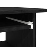 Skrivebord Svart Eik 80X45X74 Cm Konstruert Tre