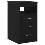 Kommode Svart Eik 40X50X76 Cm Konstruert Tre