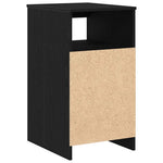 Kommode Svart Eik 40X50X76 Cm Konstruert Tre