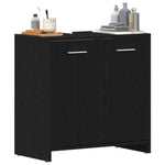 Servantskap Svart Eik 60X33X60 Cm Konstruert Tre