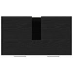 Servantskap Svart Eik 60X33X60 Cm Konstruert Tre