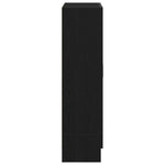 Bokhylle Svart Eik 82,5X30,5X115 Cm Konstruert Tre