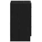 Servantskap Svart Eik 63X30X54 Cm Konstruert Tre