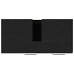 Servantskap Svart Eik 63X30X54 Cm Konstruert Tre