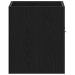 Baderomsvaskskap Svart Eik 60X38,5X46 Cm Konstruert Tre