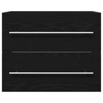 Badeservantskap Svart Eik 60X38,5X48 Cm Konstruert Tre