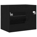 Badeservantskap Svart Eik 60X38,5X48 Cm Konstruert Tre