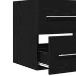 Badeservantskap Svart Eik 60X38,5X48 Cm Konstruert Tre