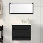 Badeservantskap Svart Eik 60X38,5X48 Cm Konstruert Tre