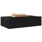 Tv-Skap Med Led-Lys 2 Stk Svart Eik 60X35X15,5 Cm