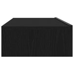 Tv-Skap Med Led-Lys 2 Stk Svart Eik 60X35X15,5 Cm