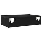 Tv-Skap Med Led-Lys 2 Stk Svart Eik 60X35X15,5 Cm