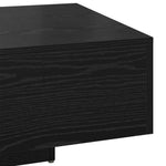 Kaffebord Svart Eik 85 X 55 X 31 Cm