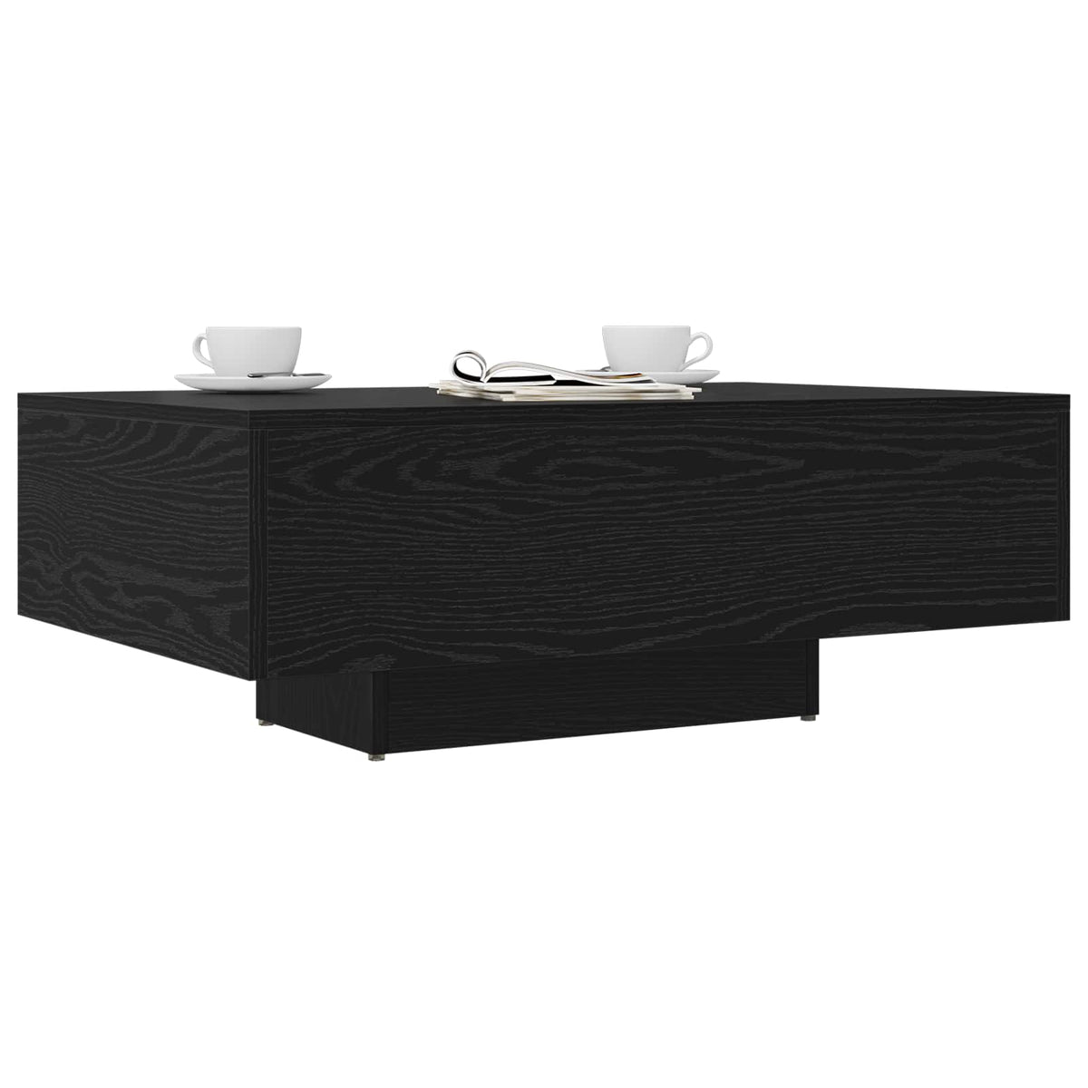 Kaffebord Svart Eik 85 X 55 X 31 Cm