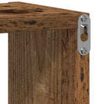 Vegghylle Gammelt Tre 75X16X55 Cm Konstruert Tre