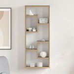 Vegghylle Håndverkseik 36X16X90 Cm Konstruert Tre