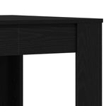 Spisebord Svart Eik 140 X 74,5 X 76 Cm Konstruert Tre