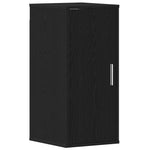 Skoskap Svart Eik 32X35X70 Cm Konstruert Tre