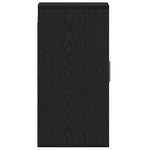 Skoskap Svart Eik 32X35X70 Cm Konstruert Tre
