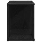 Tv-Benk Svart Eik 60X24X32 Cm Konstruert Tre