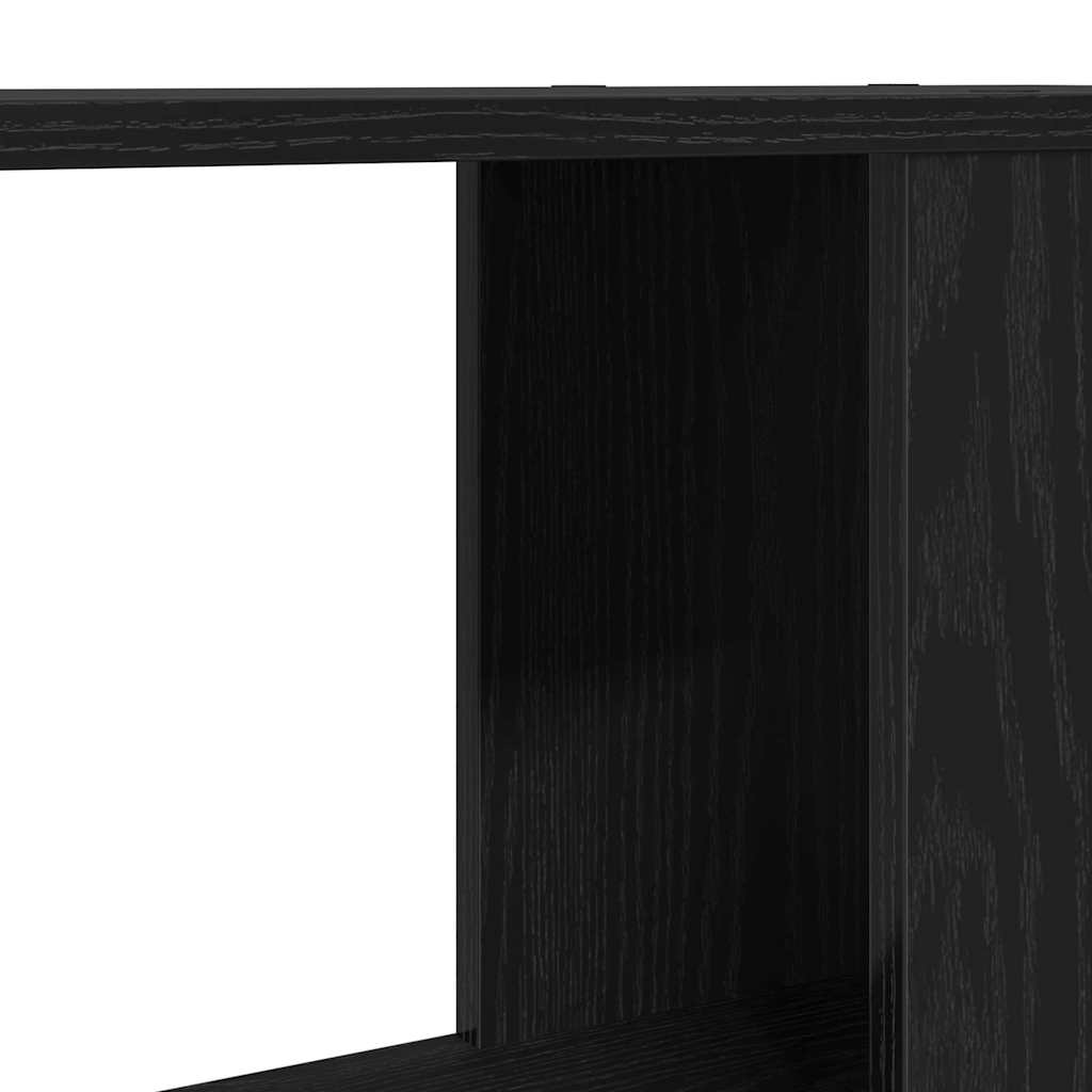 Tv-Benk Svart Eik 60X24X32 Cm Konstruert Tre
