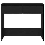 Konsollbord Svart Eik 89X41X76,5 Cm Konstruert Tre