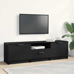 Tv-Skap Med Skuff 140 X 35 X 40 Cm Konstruert Tre