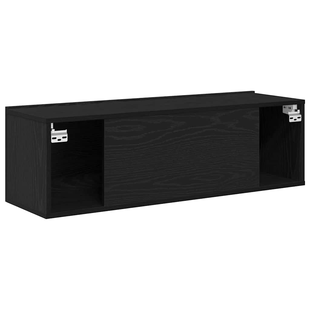Tv-Skap 2 Pcs Svart 100 X 30 X 30 Cm Konstruert Tre