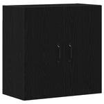 Veggskap Svart Eik 60X31X60 Cm Konstruert Tre