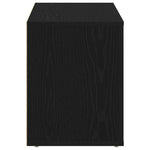 Skobenk Svart Eik 100X35X45 Cm Konstruert Tre