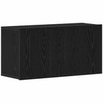 Tv-Skap Svart Eik 80X30X41 Cm Konstruert Tre