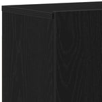 Tv-Skap Svart Eik 80X30X41 Cm Konstruert Tre