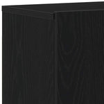 Tv-Skap 2 Stk Svart Eik 160X30X41 Cm Konstruert Tre