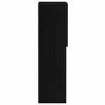 Tv-Skap Veggmontert Svart 30,5 X 30 X 102 Cm Konstruert Tre