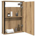 Baderomshylle Med Speil Artisan Eik 42X12X60 Cm Konstruert Tre