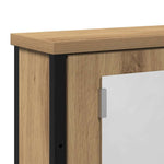 Baderomshylle Med Speil Artisan Eik 42X12X60 Cm Konstruert Tre