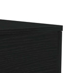 Salongbord Med Led-Lys Svart Eik 50X50X40 Cm
