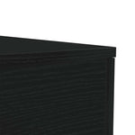 Salongbord Med Led-Lys Svart Eik 90X50X40 Cm