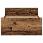 Sengeramme Uten Madrass Gammelt Tre 75X190 Cm Konstruert Tre
