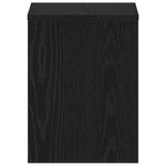 Nattbord Svart Eik 40X30X40 Cm Konstruert Tre
