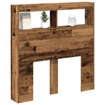 Hodegavl Skap Med Led Gammelt Tre 100X17X102 Cm