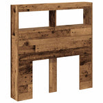 Hodegavl Skap Med Led Gammelt Tre 100X17X102 Cm