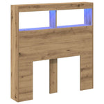 Hodegavl Skap Med Led Artisan Eik 100X17X102 Cm