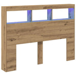 Hodegavl Skap Med Led Artisan Eik 140X17X102 Cm