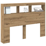 Hodegavl Skap Med Led Artisan Eik 140X17X102 Cm