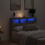 Hodegavl Skap Med Led Artisan Eik 140X17X102 Cm
