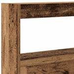 Hodegavl Skap Med Led Gammelt Tre 160X17X102 Cm
