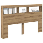 Hodegavl Skap Med Led Artisan Eik 160X17X102 Cm